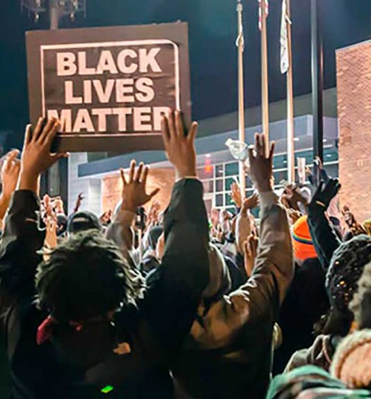 Black Lives Matter protest in Ferguson. Fuente: http://sgeproject.org