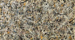THE WHITE LIGHT, Jackson Pollock, 1954. Cuadro reproducido en la portada de "Free Jazz: A Collective Improvisation", 1960, de Ornette Coleman Double Quartet.